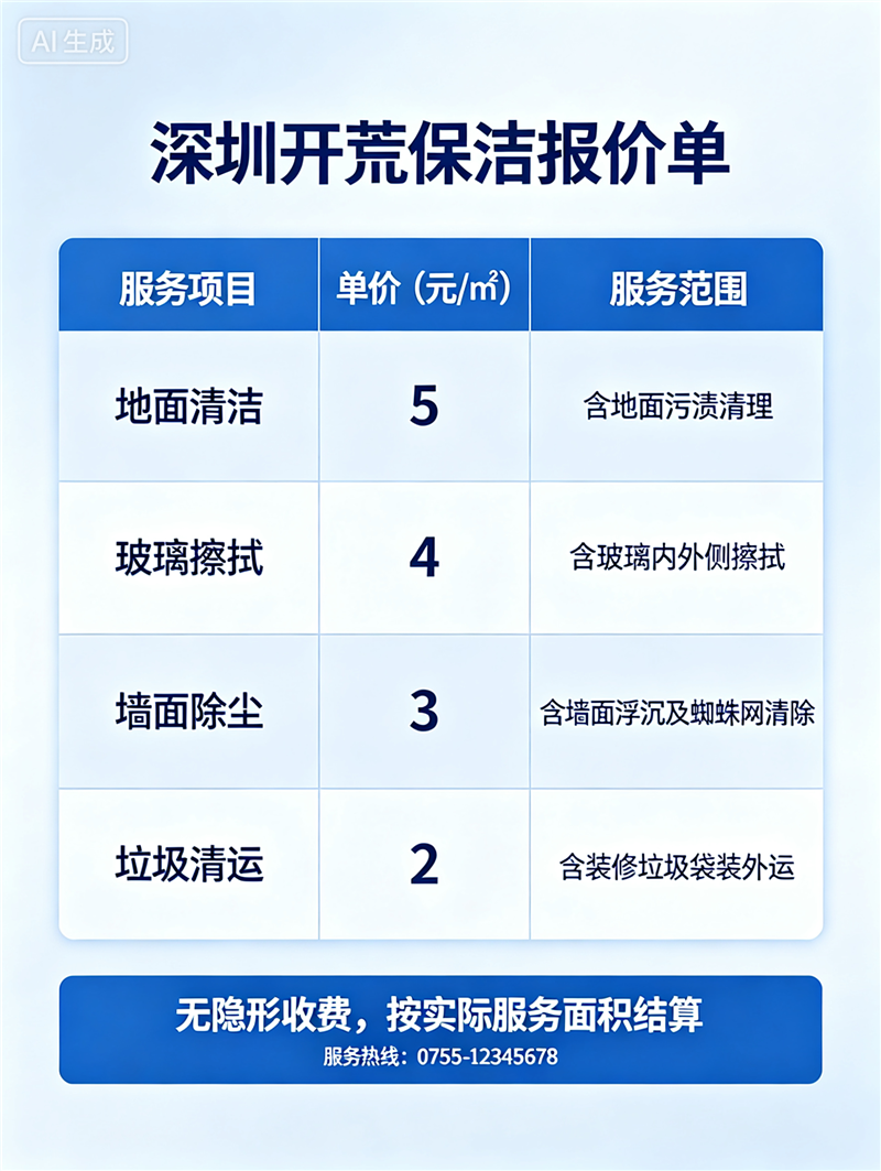 深圳家庭深度保洁避坑指南 选对保洁公司才省心